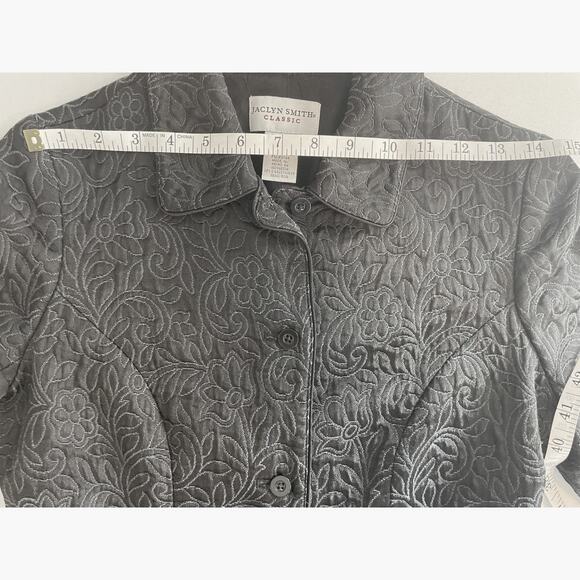 JACLYN SMITH CLASSIC BLAZER, SIZE SMALL, EMBROIDERED - Picture 5 of 9